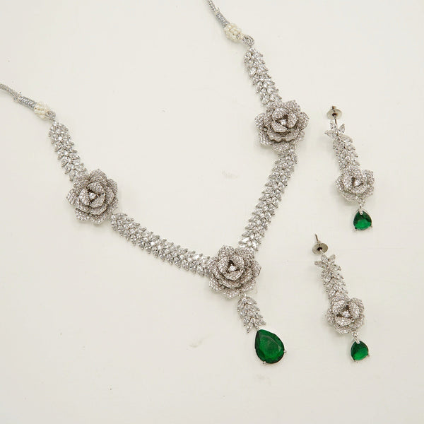 3D Micro A.D Necklace Set - tlmjewels