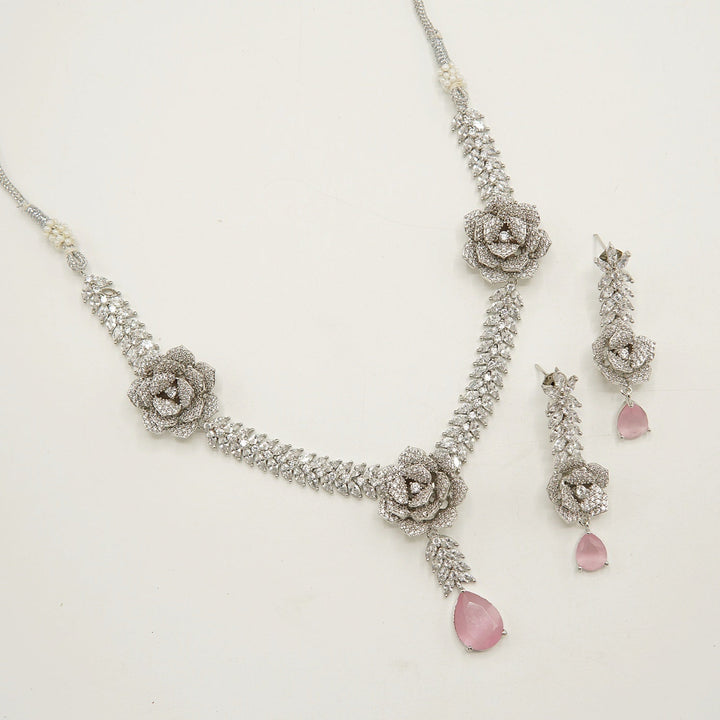 3D Micro A.D Necklace Set - tlmjewels