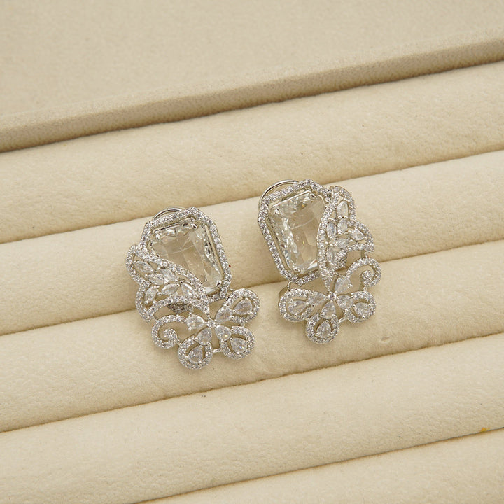 American Diamond Medium Size Studs - tlmjewels