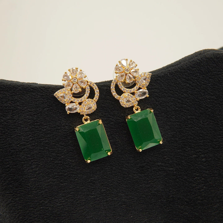 American Diamonds Doublets Studs Style Earring - tlmjewels