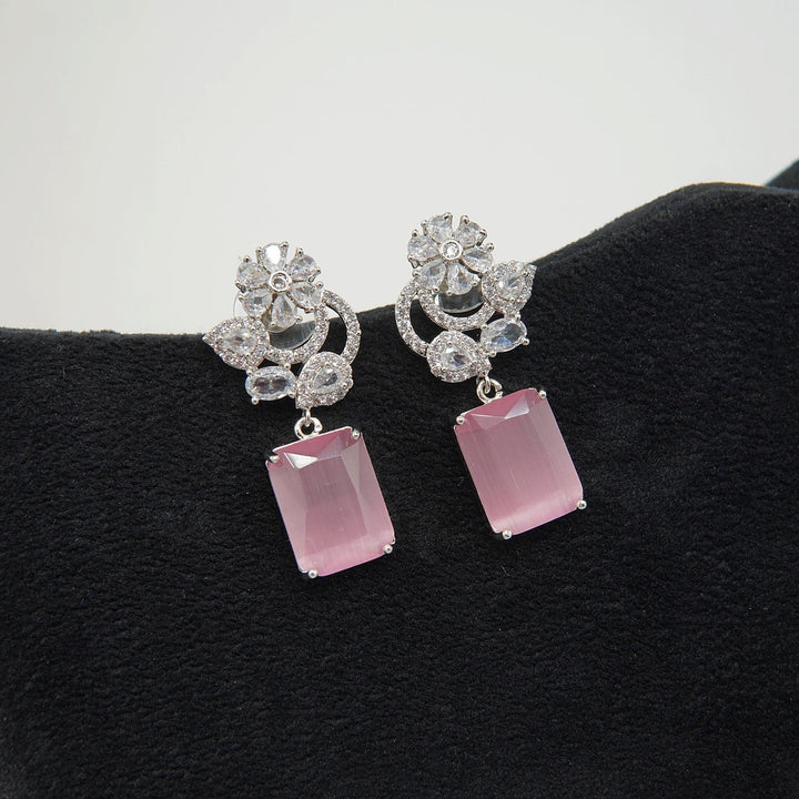 American Diamonds Doublets Studs Style Earring - tlmjewels