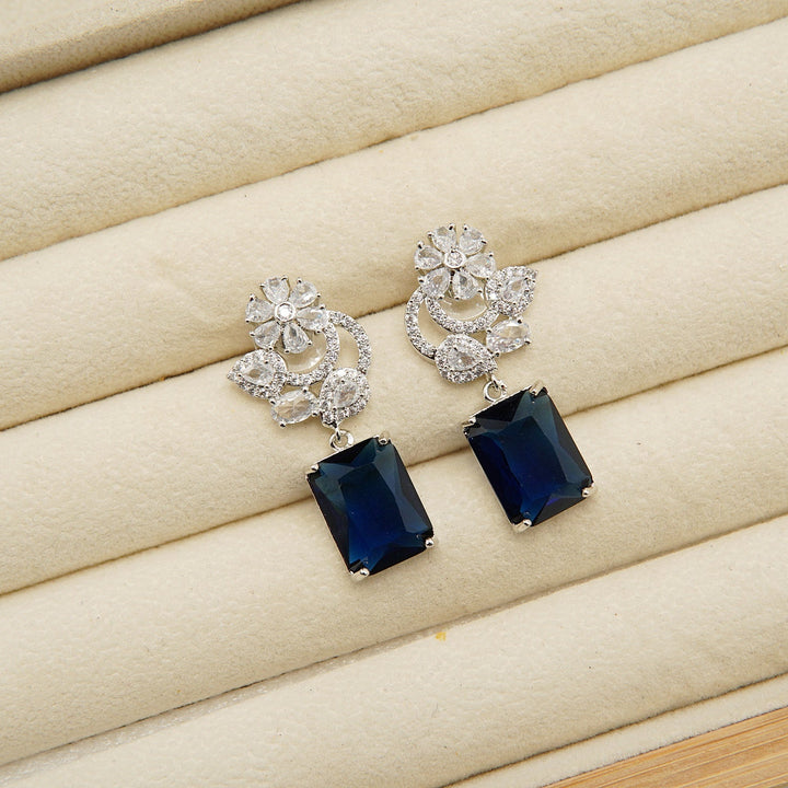 American Diamonds Doublets Studs Style Earring - tlmjewels