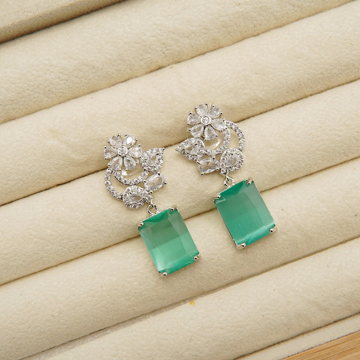 American Diamonds Doublets Studs Style Earring - tlmjewels