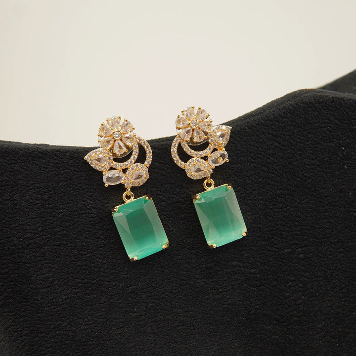American Diamonds Doublets Studs Style Earring - tlmjewels