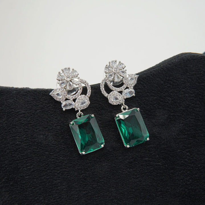 American Diamonds Doublets Studs Style Earring - tlmjewels