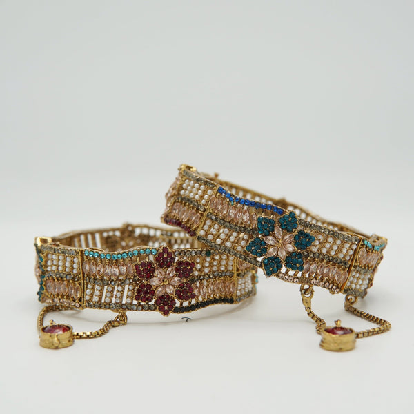 Antique And Copper Turkish Bangles - tlmjewels