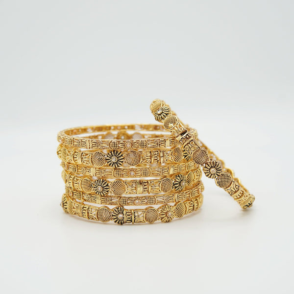 Antique Daily Wear Churi Kara Set - tlmjewels
