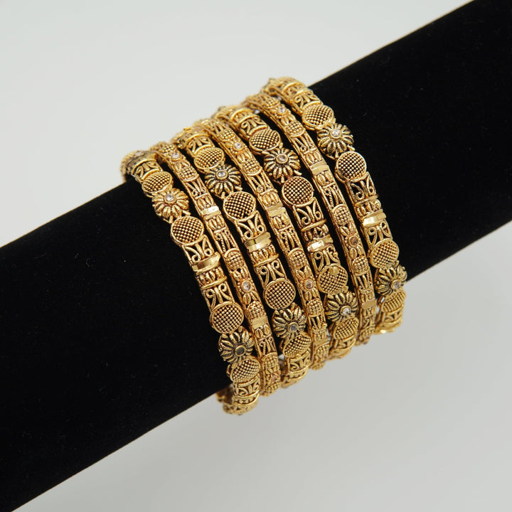 Antique Daily Wear Churi Kara Set - tlmjewels