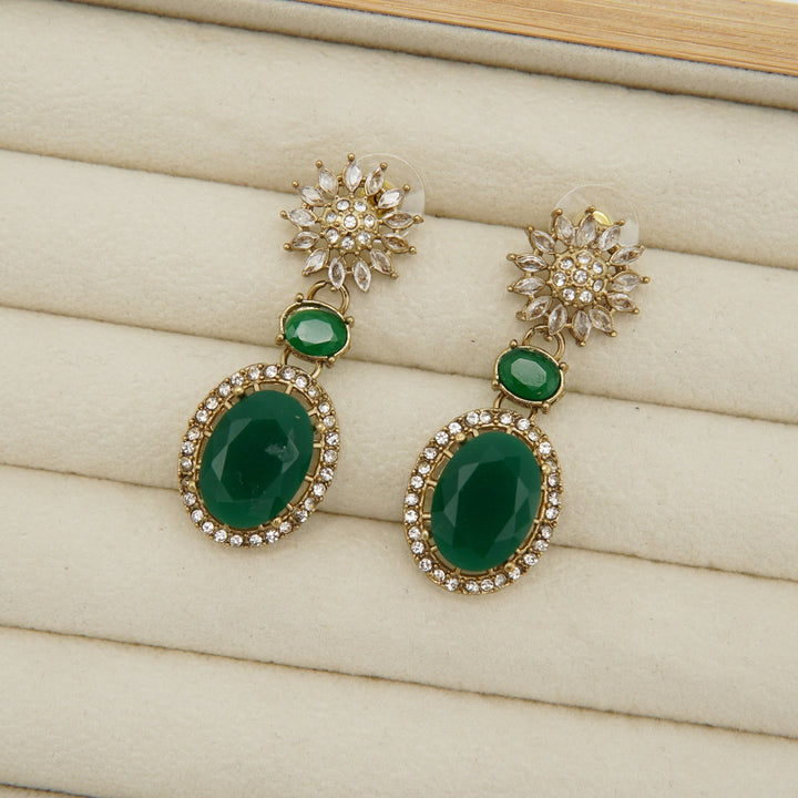 Antique Tone Egyptian Earrings - tlmjewels