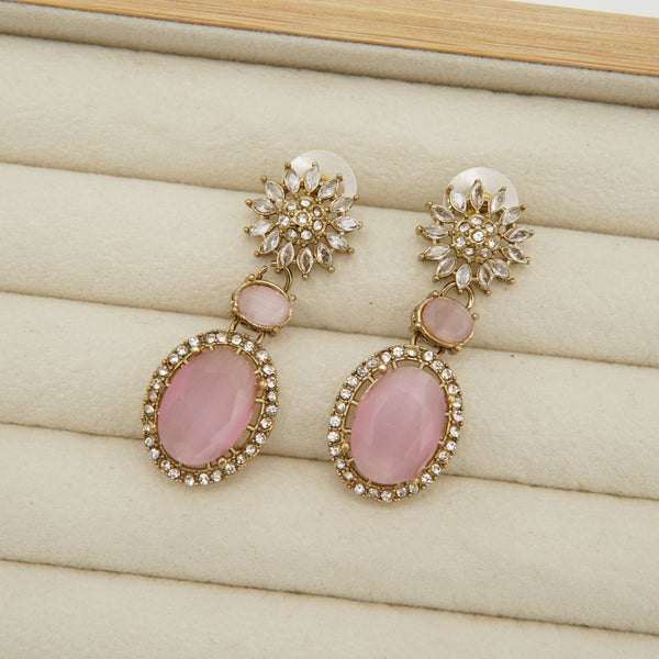 Antique Tone Egyptian Earrings - tlmjewels