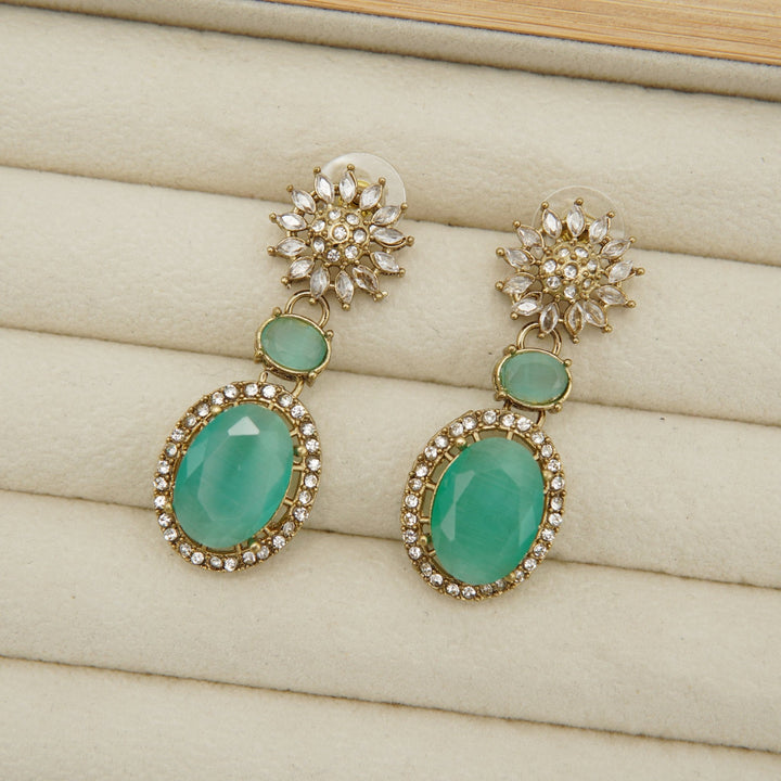 Antique Tone Egyptian Earrings - tlmjewels
