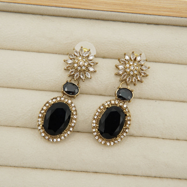 Antique Tone Egyptian Earrings - tlmjewels