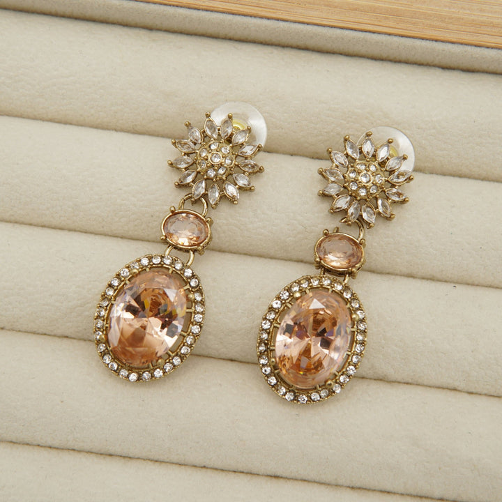 Antique Tone Egyptian Earrings - tlmjewels
