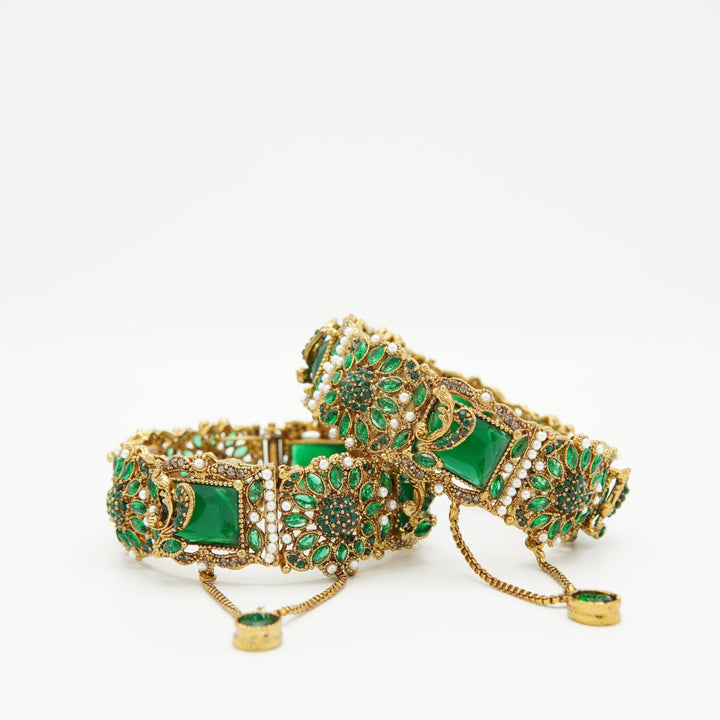 Antique Turkish Look Dazzling Kara Pair - tlmjewels