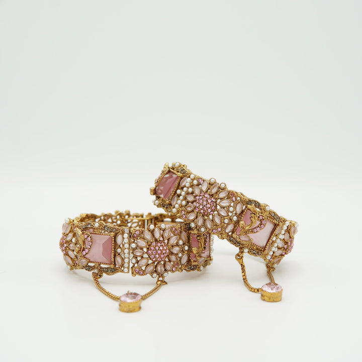 Antique Turkish Look Dazzling Kara Pair - tlmjewels