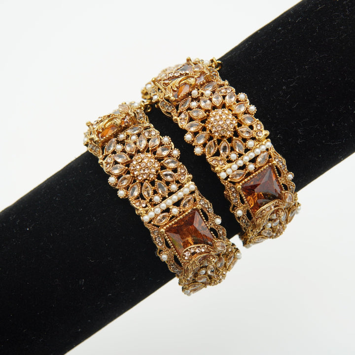 Antique Turkish Look Dazzling Kara Pair - tlmjewels
