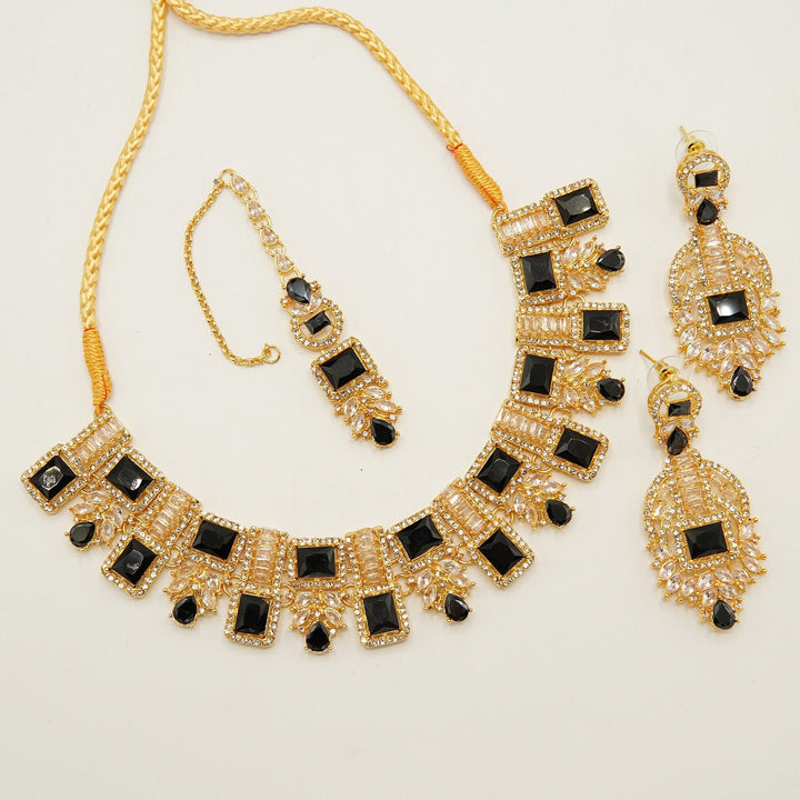 Blossom Zircones Gems Necklace Set - tlmjewels