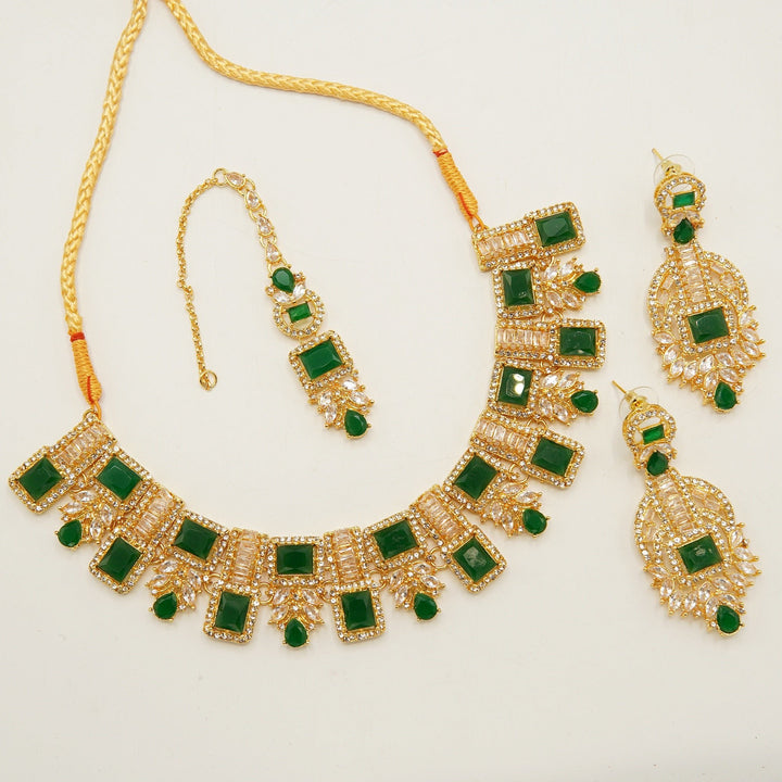 Blossom Zircones Gems Necklace Set - tlmjewels