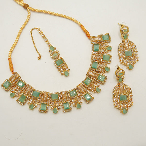 Blossom Zircones Gems Necklace Set - tlmjewels