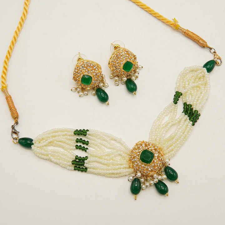 Classic Chik Patti Choker Set - tlmjewels