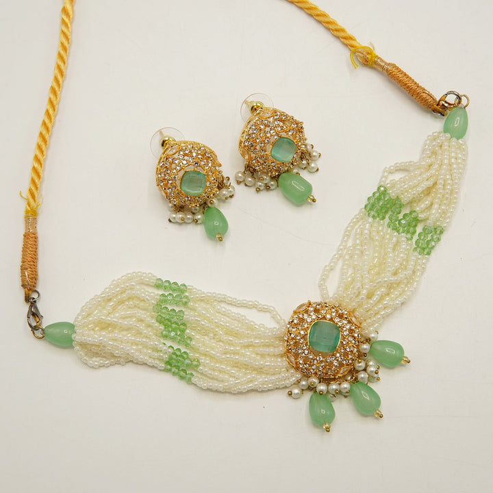 Classic Chik Patti Choker Set - tlmjewels