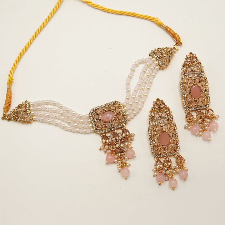 Classic Polki Choker Patti Set - tlmjewels