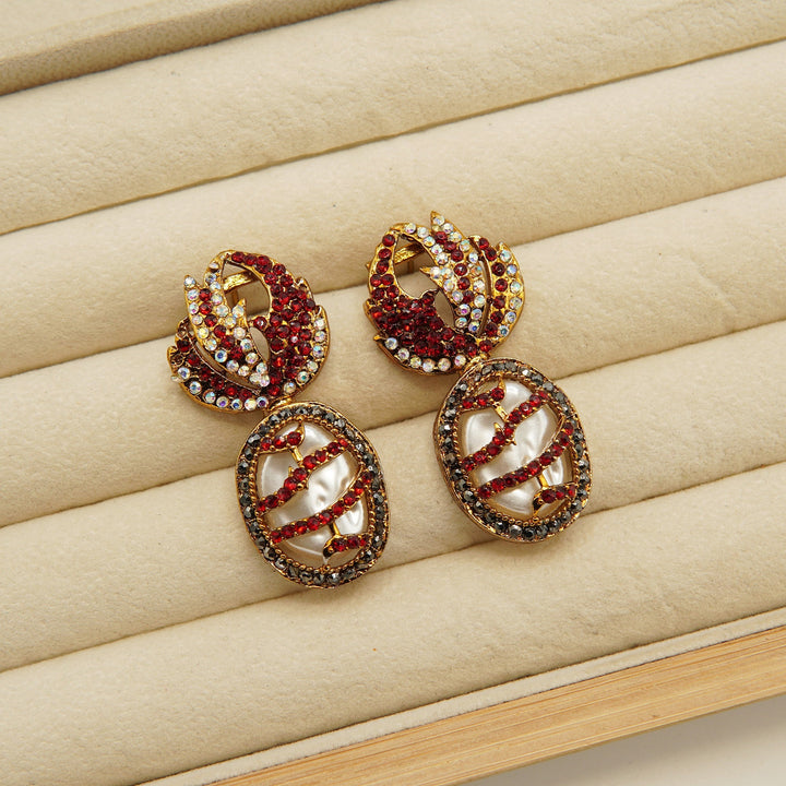 Classic Turkish Mother Of Pearl Earring - tlmjewels