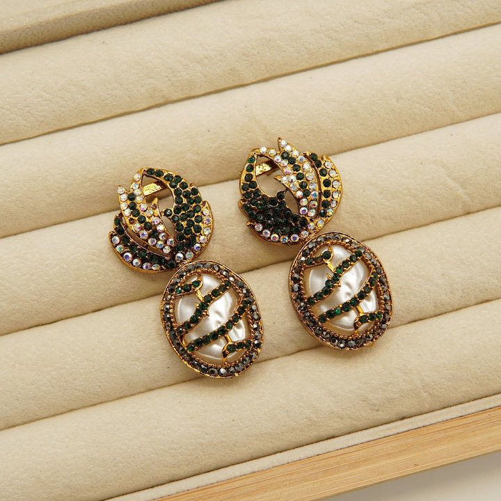 Classic Turkish Mother Of Pearl Earring - tlmjewels