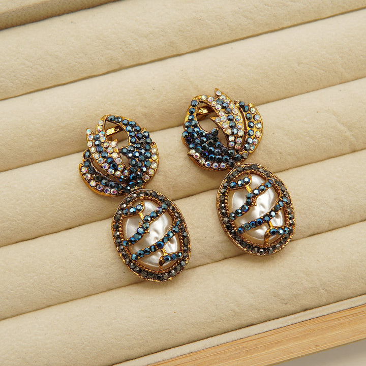 Classic Turkish Mother Of Pearl Earring - tlmjewels