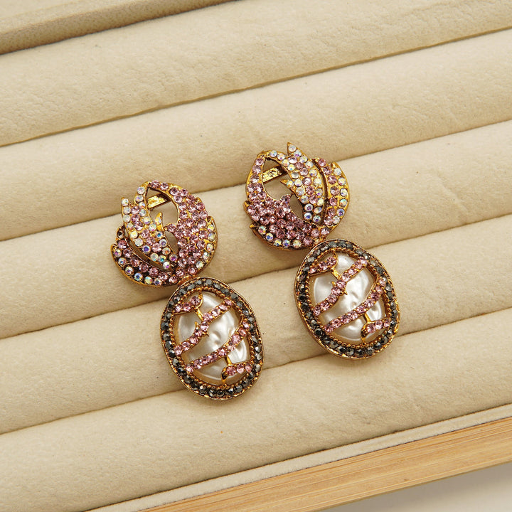 Classic Turkish Mother Of Pearl Earring - tlmjewels