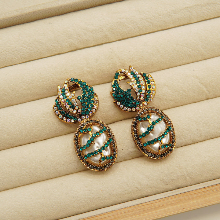 Classic Turkish Mother Of Pearl Earring - tlmjewels