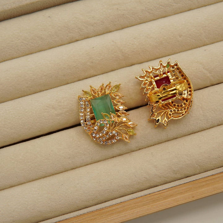 Crown Style Zircones Ring - tlmjewels