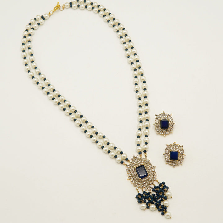 Cubic Zirconia Diamond Mala Set - tlmjewels