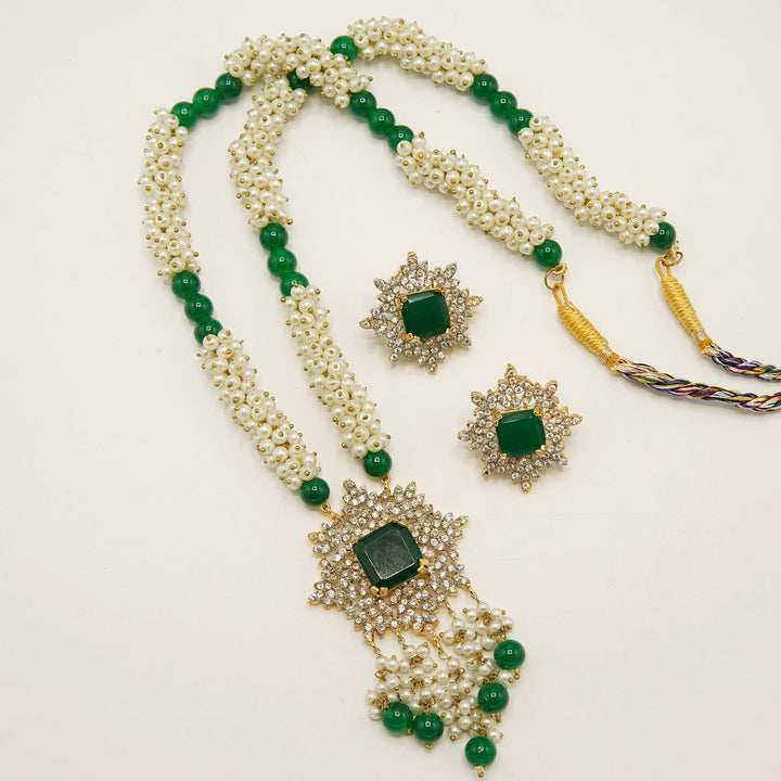 Cut Zirconia Daimond Mala Sets - tlmjewels