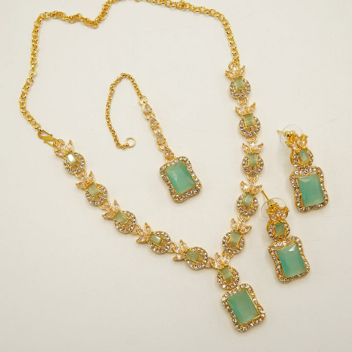 Daimond Zircones Mini Necklace Set - tlmjewels
