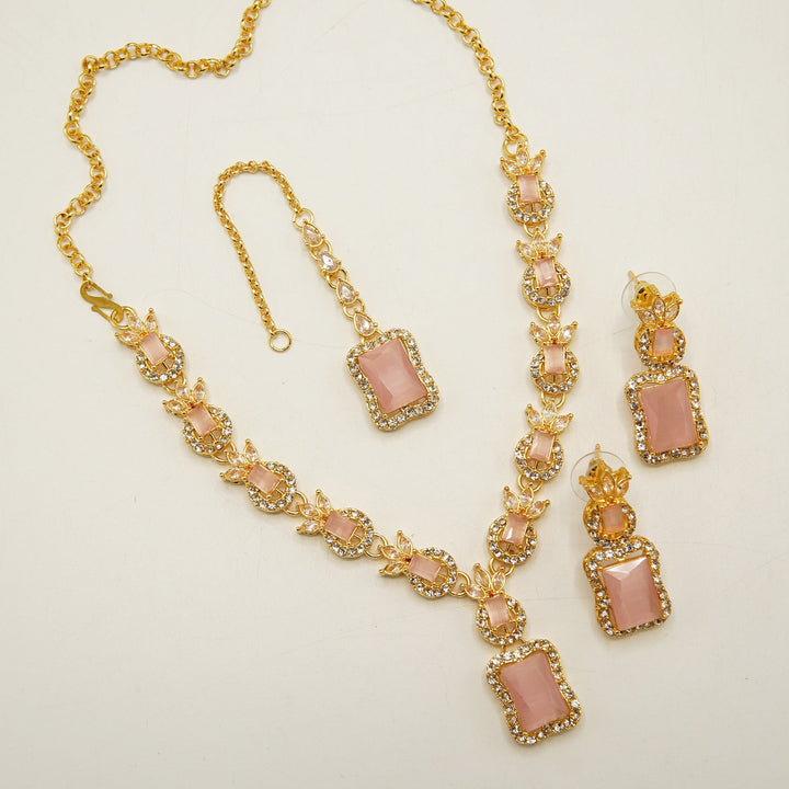Daimond Zircones Mini Necklace Set - tlmjewels
