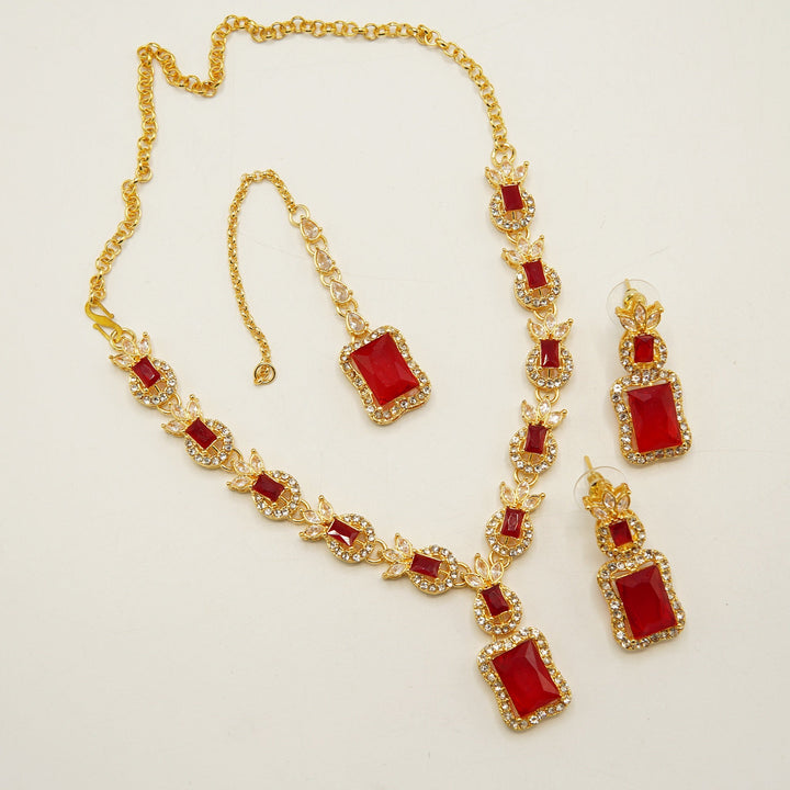 Daimond Zircones Mini Necklace Set - tlmjewels