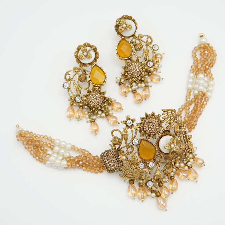 Designer M.OP Choker Set - tlmjewels