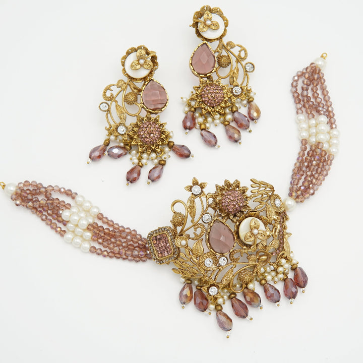 Designer M.OP Choker Set - tlmjewels