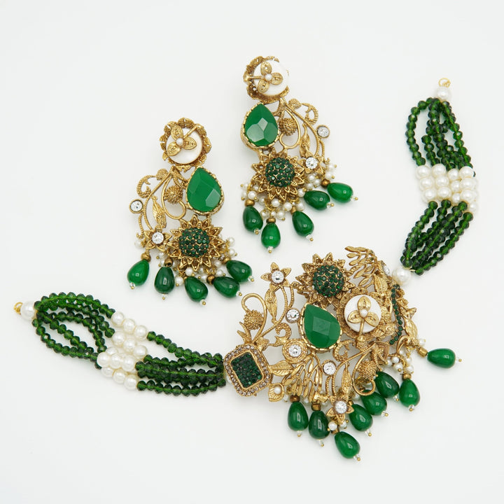 Designer M.OP Choker Set - tlmjewels