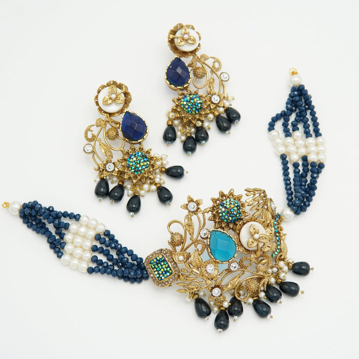 Designer M.OP Choker Set - tlmjewels