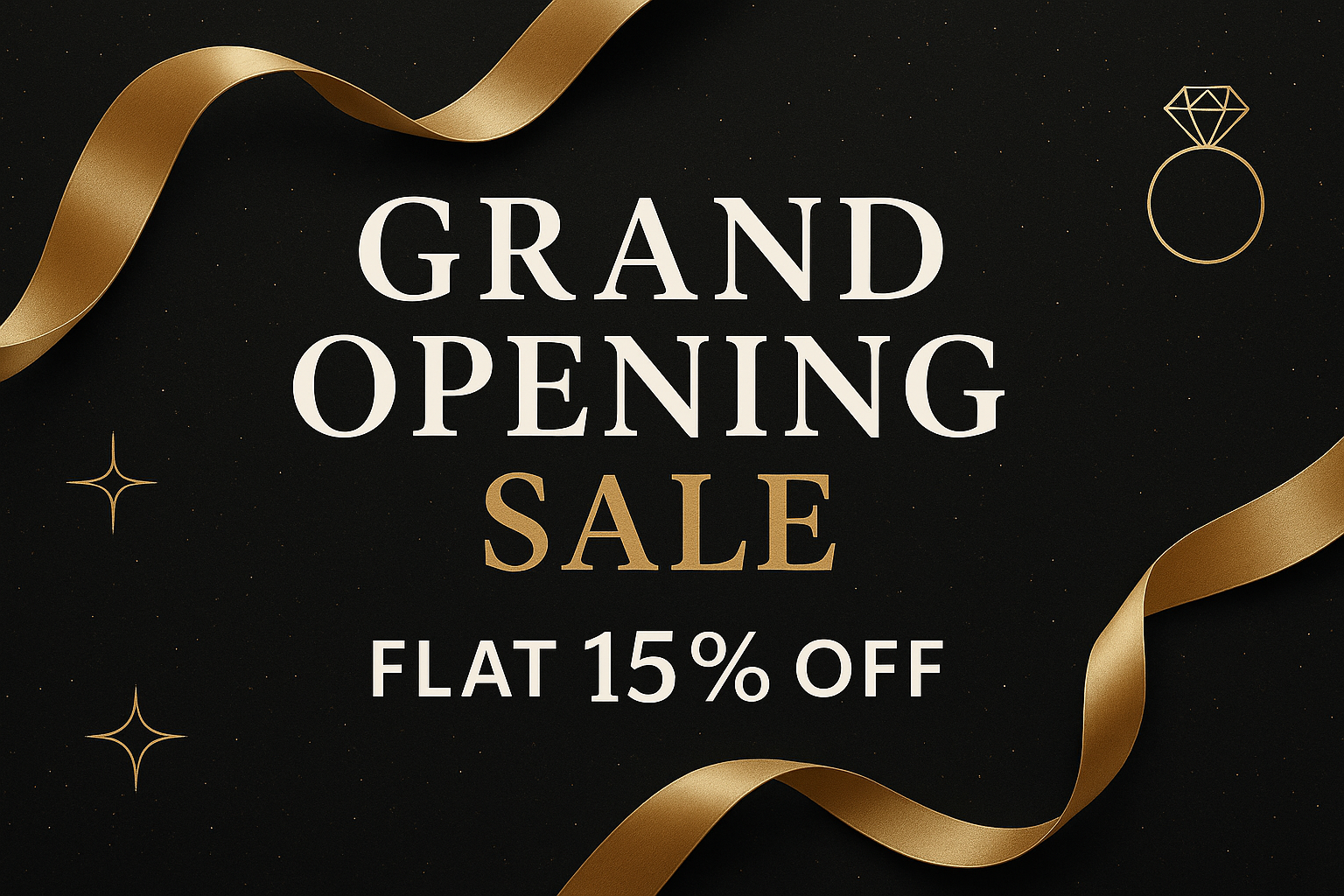 Desktop Store Opening Sale Banner