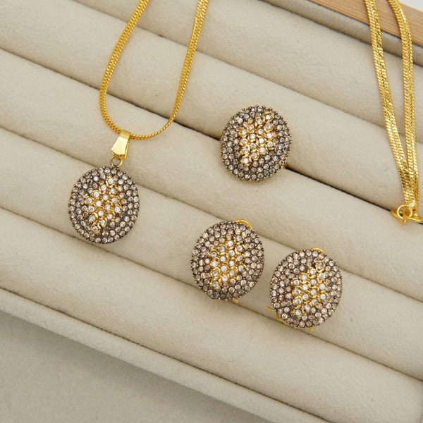Diamond Cut Colored Combo Set - tlmjewels
