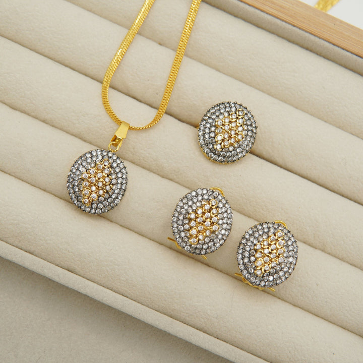 Diamond Cut Colored Combo Set - tlmjewels