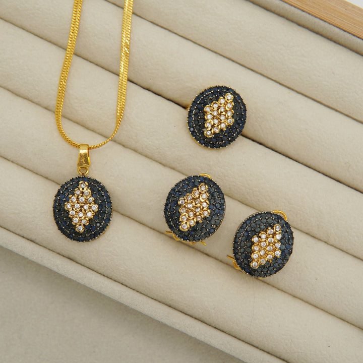 Diamond Cut Colored Combo Set - tlmjewels