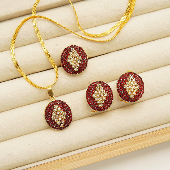 Diamond Cut Colored Combo Set - tlmjewels