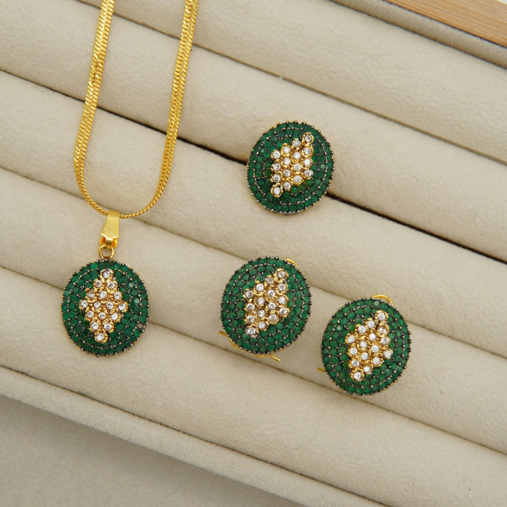 Diamond Cut Colored Combo Set - tlmjewels