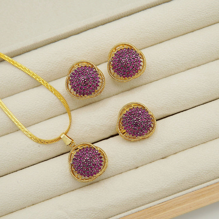 Diamond Cut Jarao Combo Set - tlmjewels