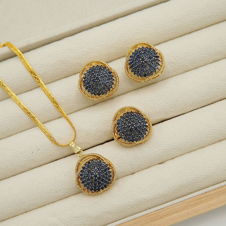 Diamond Cut Jarao Combo Set - tlmjewels