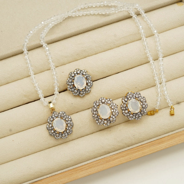 Diamond Doublet Stone Combo Set - tlmjewels